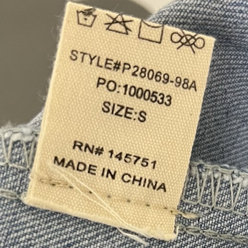 Altar'd State Jeans‎ Small Blue Patchwork Flare B… - image 9